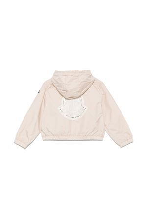 giacca in poliamide rosa MONCLER KIDS | K19541A0008053A5E21G